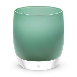 NEW glassybaby “strength” votive candle holder (green).